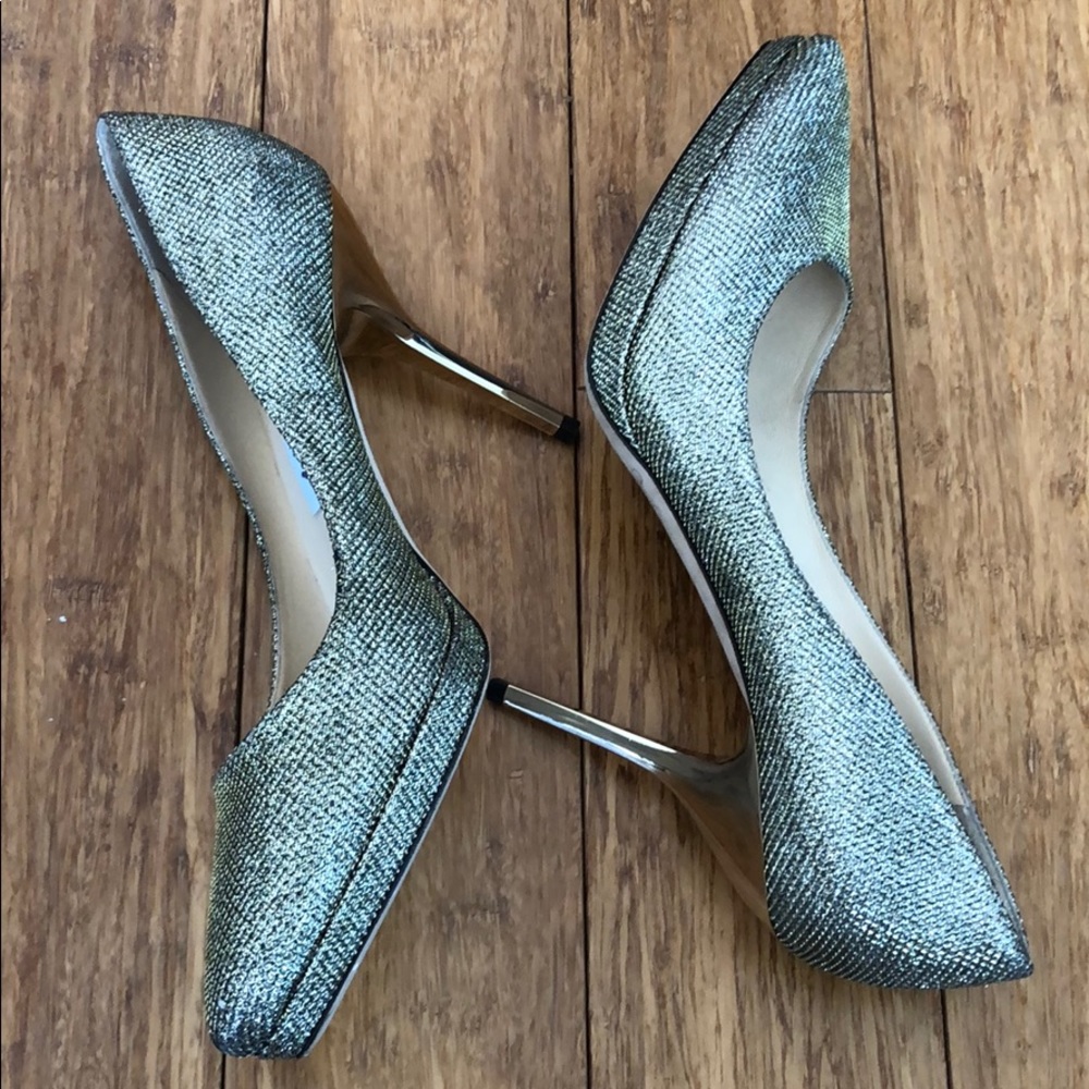 Jimmy Choo gold heels